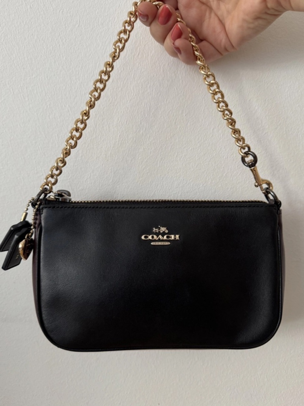 RARE Coach x Selena Gomez Nolita Leather Bag Wristlet - Picture 11 of 12